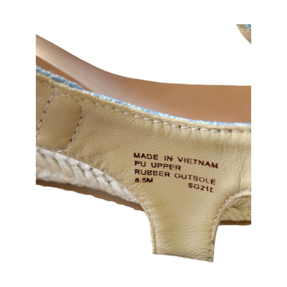 Michael Kors Baby Blue Espadrille sandals - Picture 6 of 7